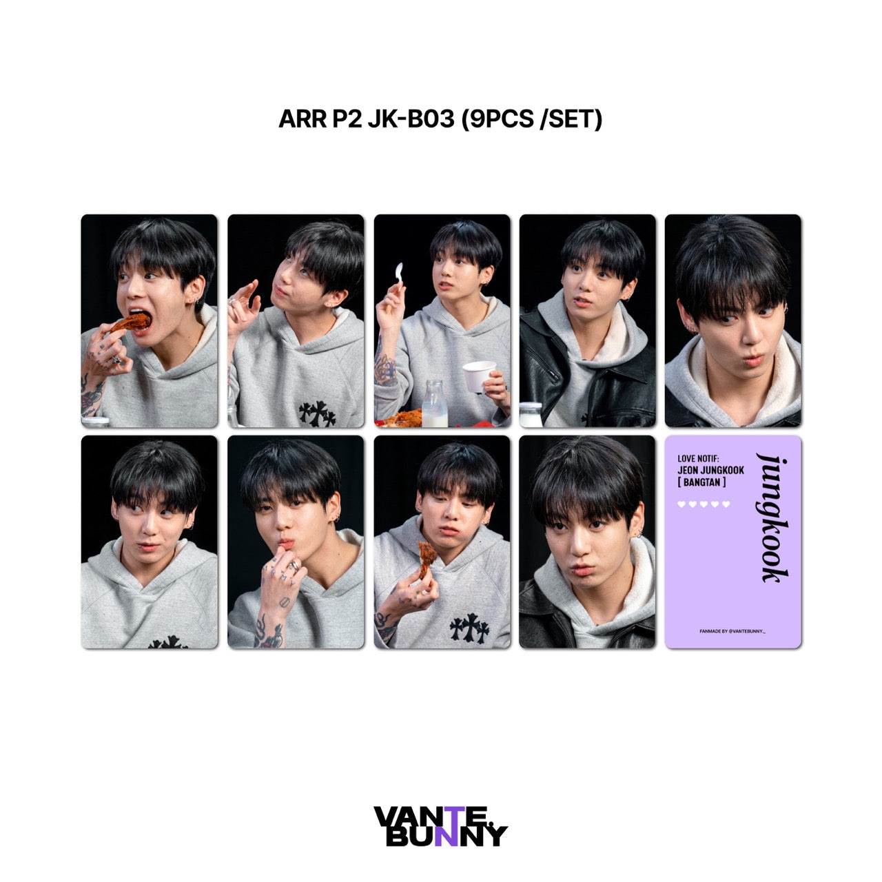BTS JK Jungkook ARIRANG Part 2 Fanmade Photocards