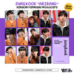 JK Jungkook ARIRANG Random Fanmade Photocards