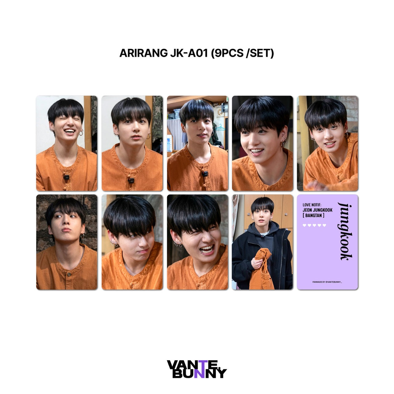 JK Jungkook ARIRANG Random Fanmade Photocards