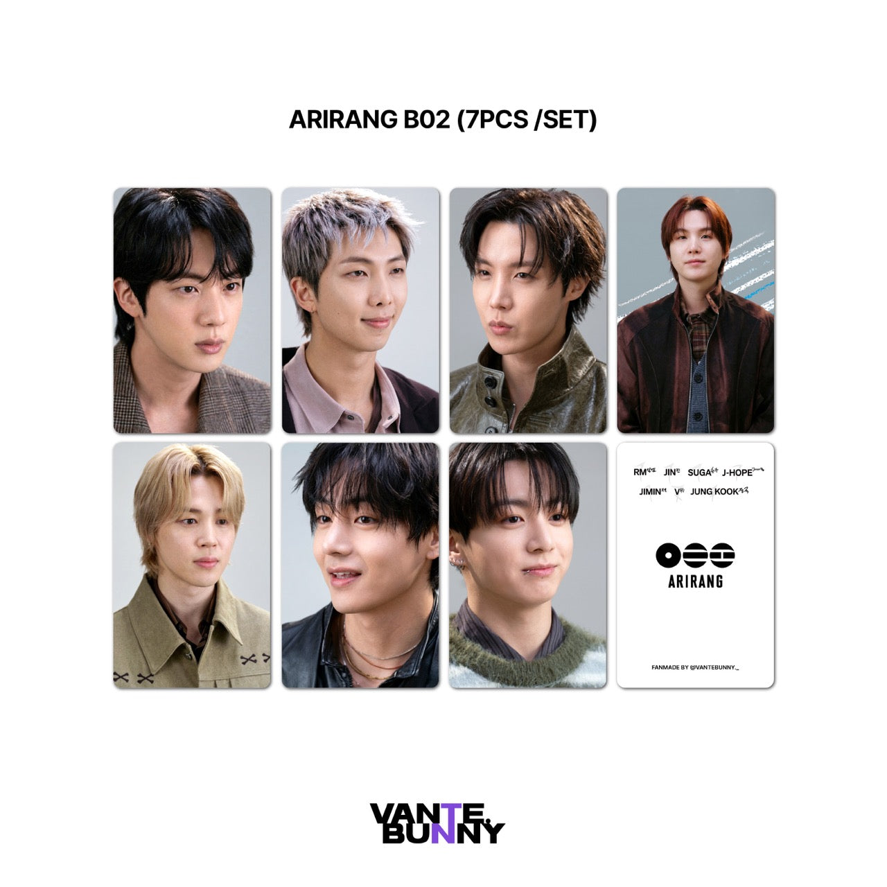 BTS ARIRANG Fanmade Photocards [Part 1]