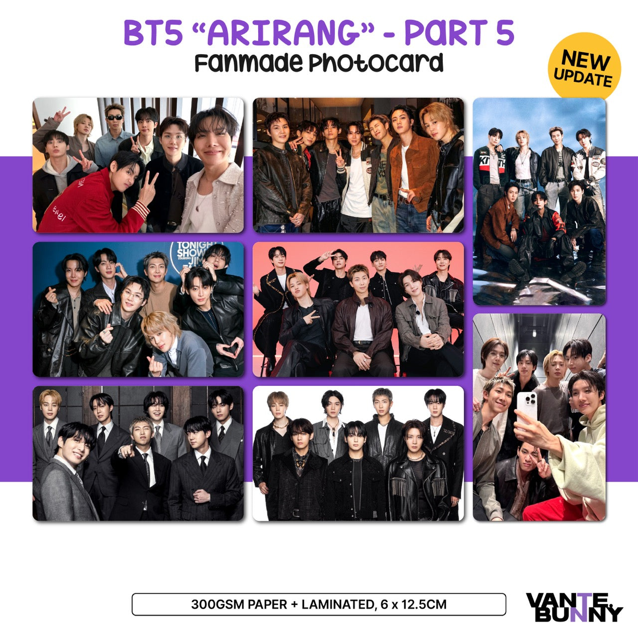 BTS ARIRANG Fanmade Photocards [Part 5]
