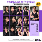 BTS V Taehyung 2026 Weverse Live Fanmade Photocards