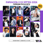 Jungkook JK CK 2026 Campaign Fanmade Photocards