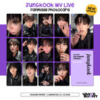 BTS JK Jungkook 2026 Weverse Live Fanmade Photocards