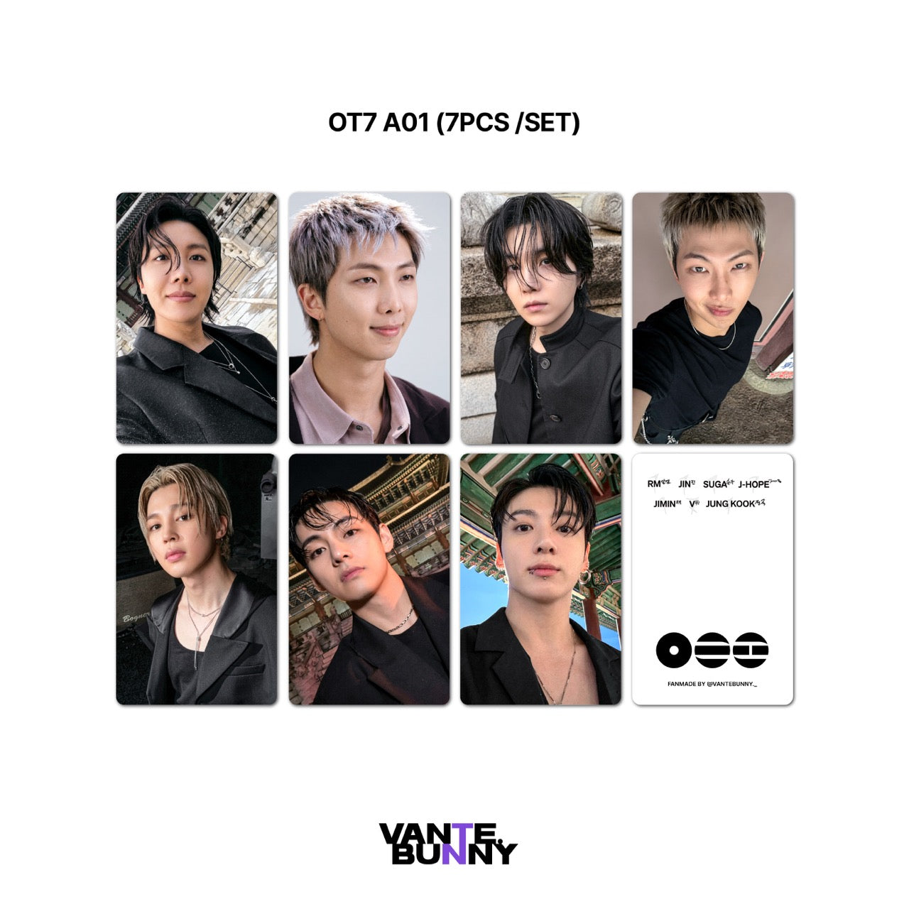 [Group ver] BTS ARIRANG Selca Fanmade Photocards