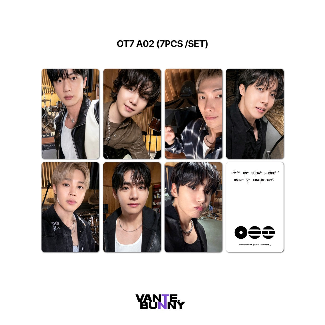[Group ver] BTS ARIRANG Selca Fanmade Photocards