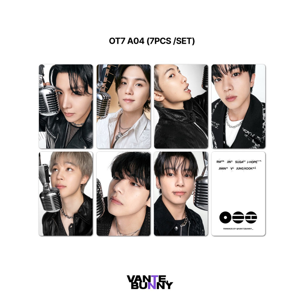[Group ver] BTS ARIRANG Selca Fanmade Photocards