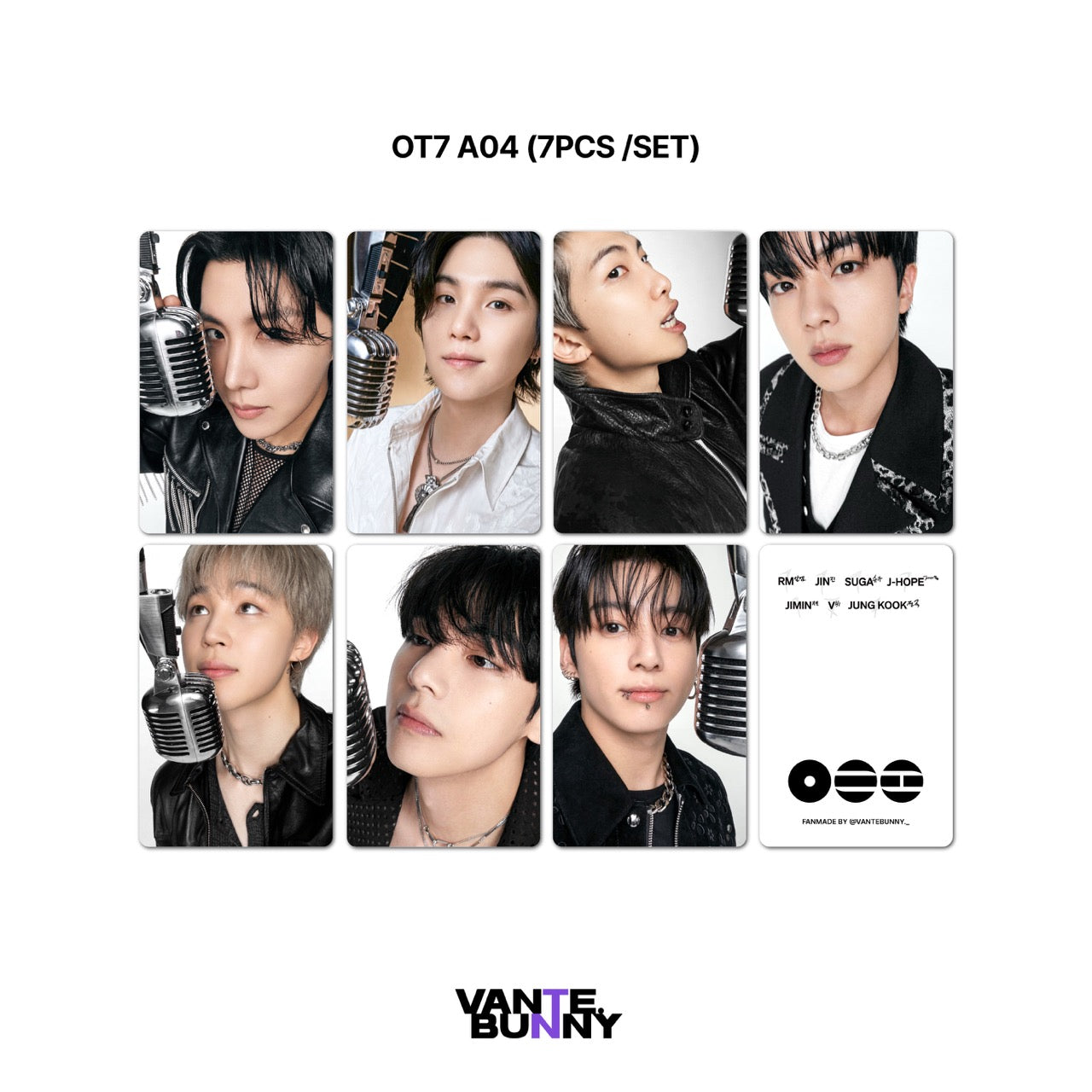 [Group ver] BTS ARIRANG Selca Fanmade Photocards