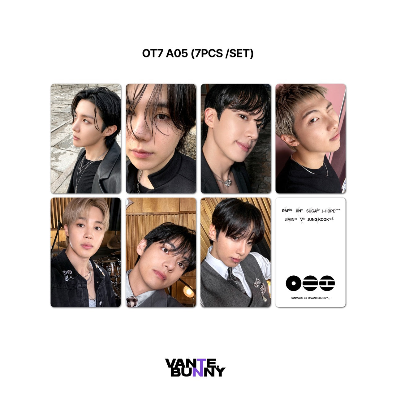 [Group ver] BTS ARIRANG Selca Fanmade Photocards