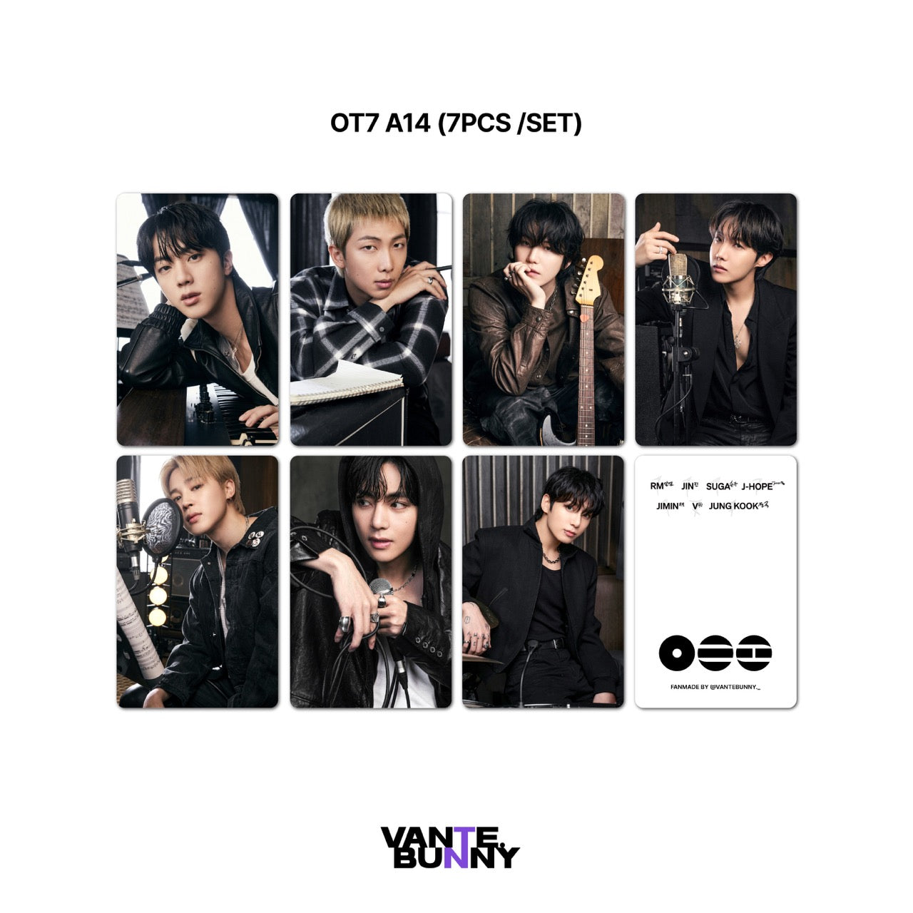 [Group ver] BTS ARIRANG Selca Fanmade Photocards
