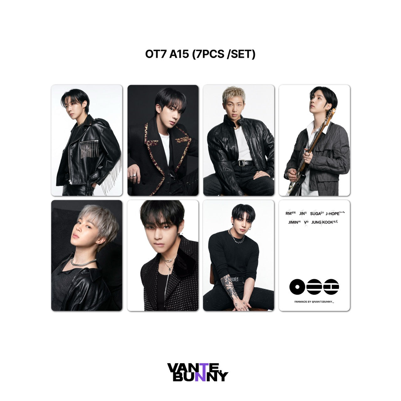 [Group ver] BTS ARIRANG Selca Fanmade Photocards