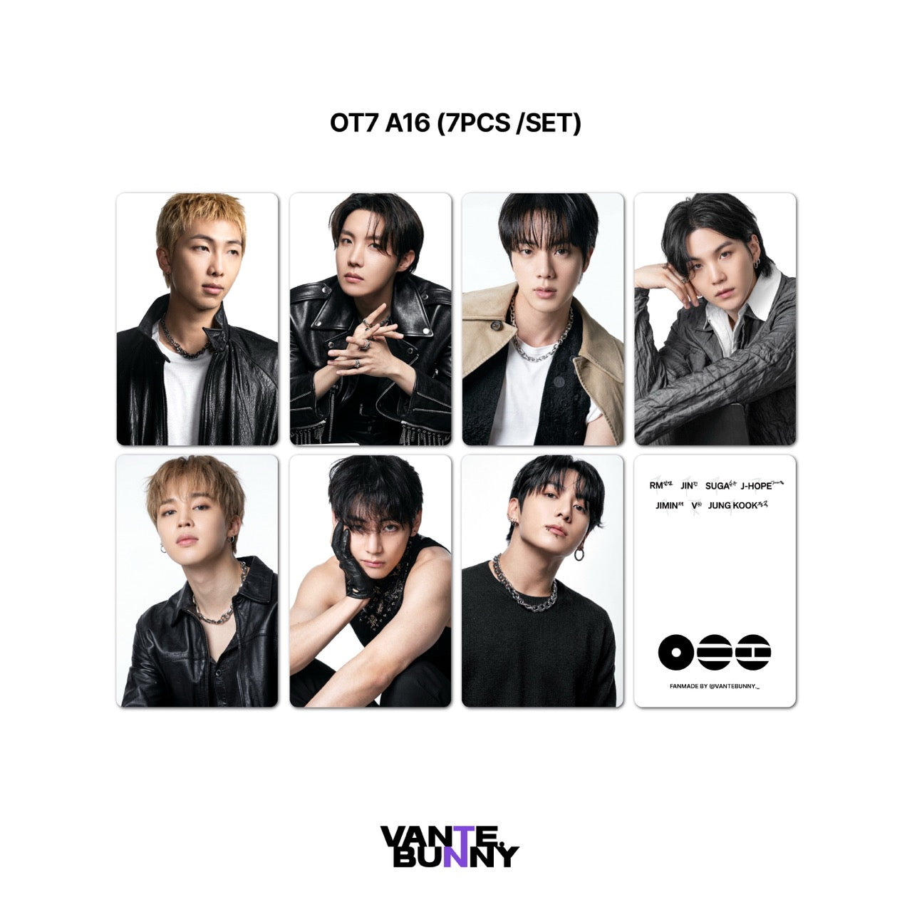 [Group ver] BTS ARIRANG Selca Fanmade Photocards