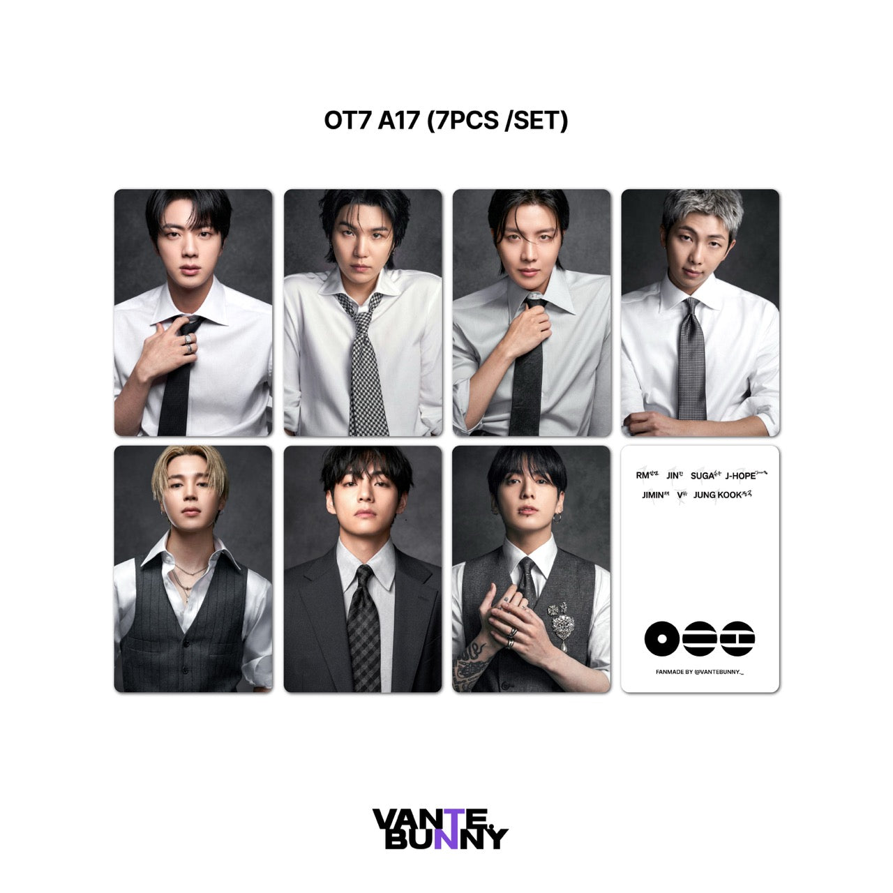 [Group ver] BTS ARIRANG Selca Fanmade Photocards