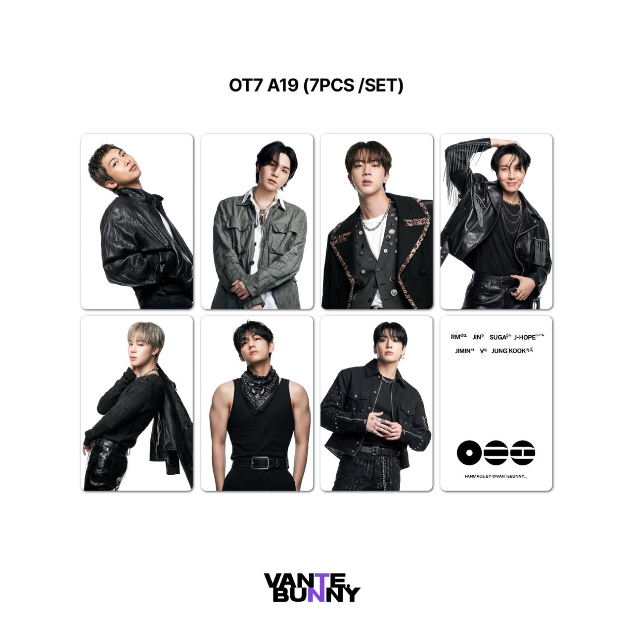 [Group ver] BTS ARIRANG Selca Fanmade Photocards