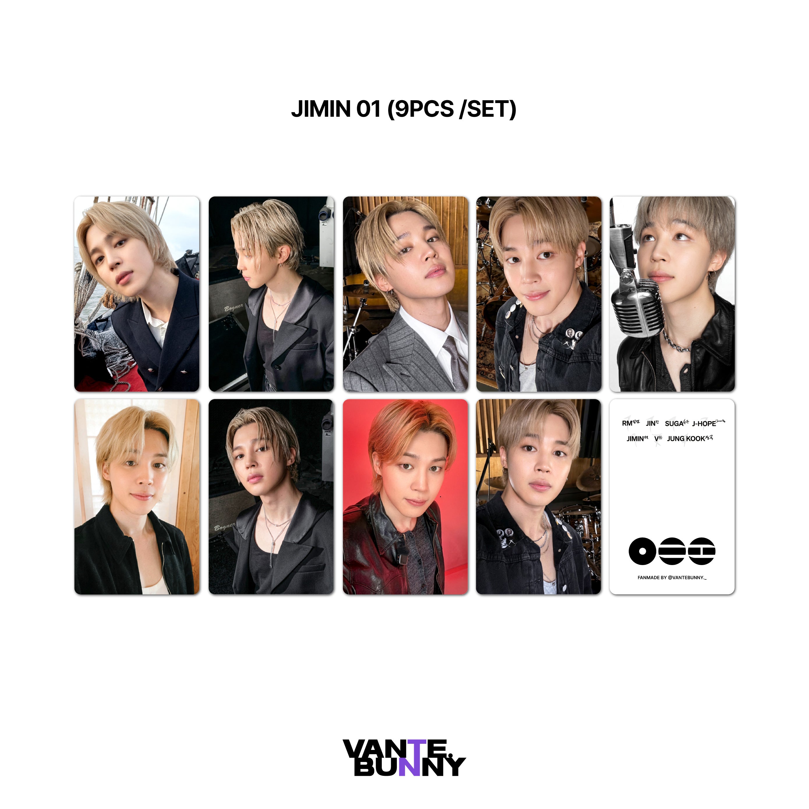 [Member ver] BTS ARIRANG Selca Fanmade Photocards