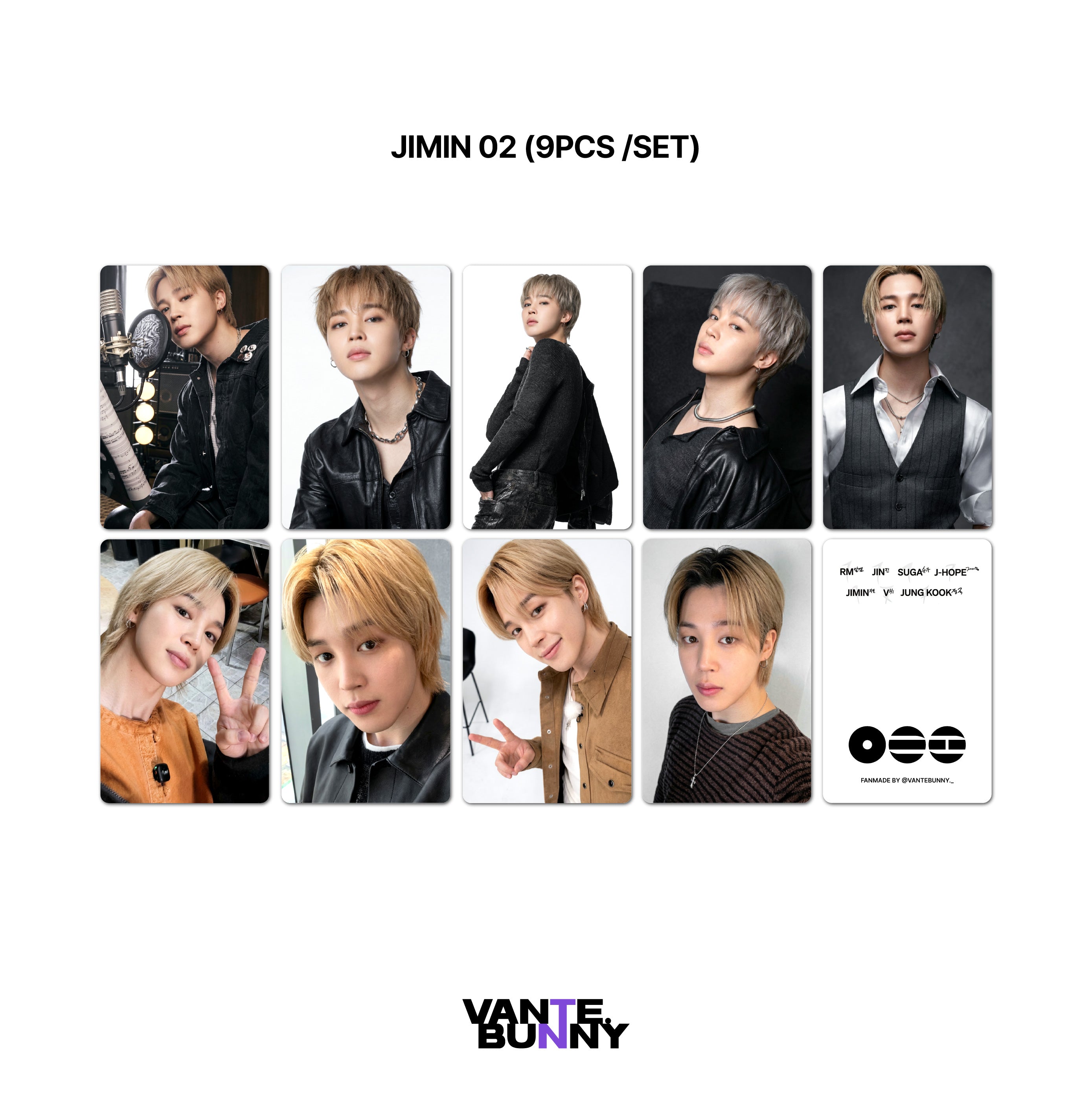 [Member ver] BTS ARIRANG Selca Fanmade Photocards