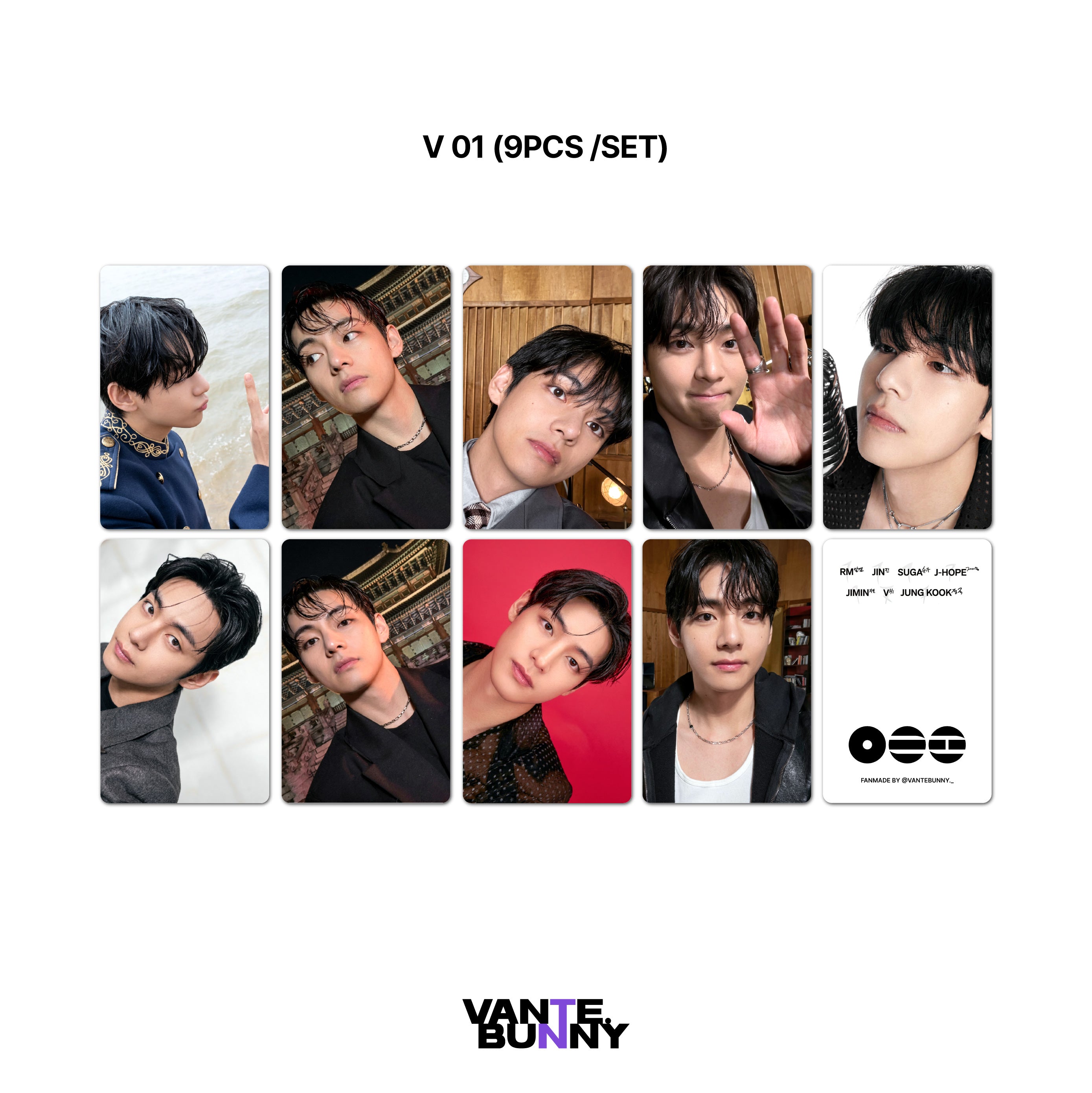 [Member ver] BTS ARIRANG Selca Fanmade Photocards