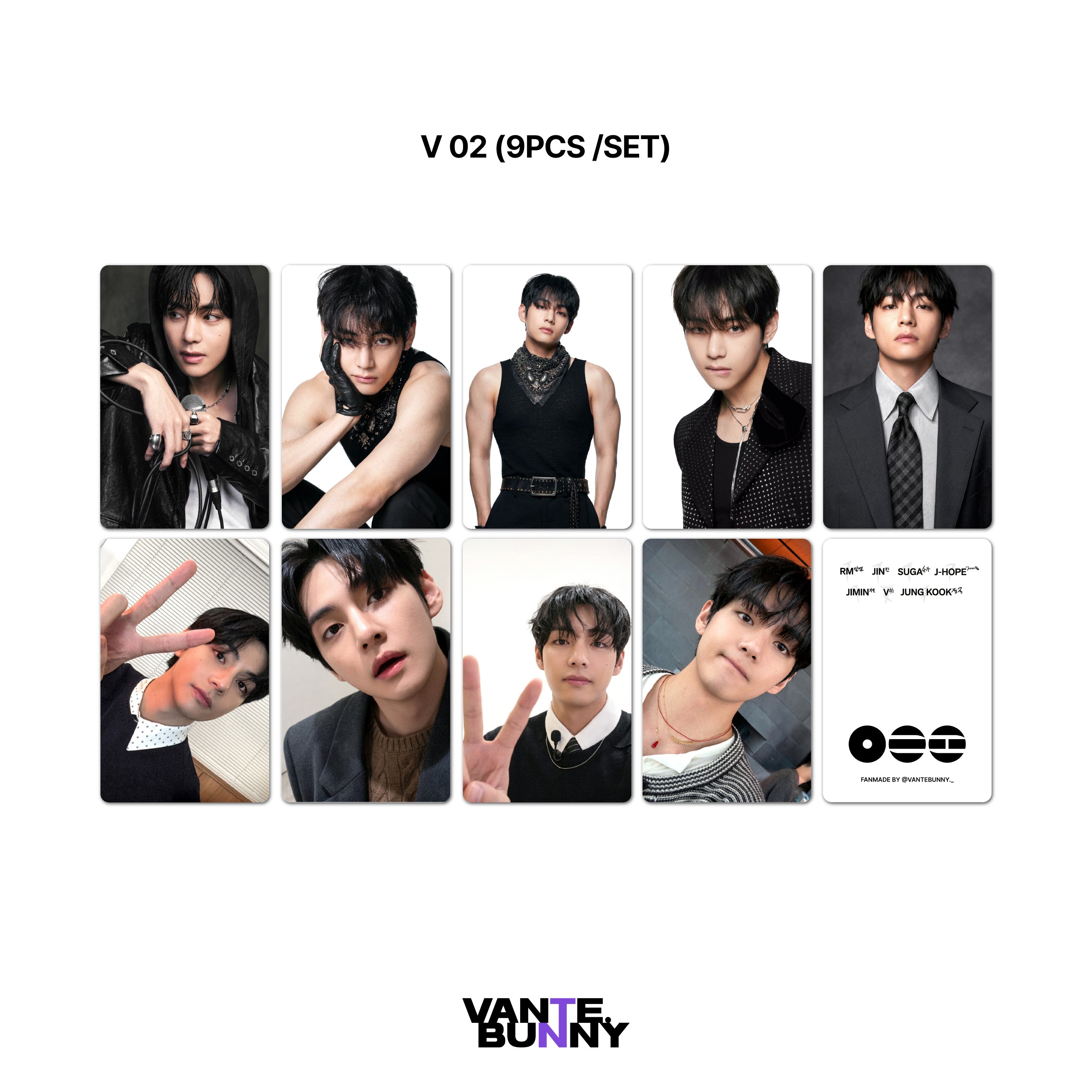 [Member ver] BTS ARIRANG Selca Fanmade Photocards