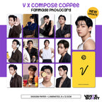 BTS V Taehyung x Compose Coffee Fanmade Photocards