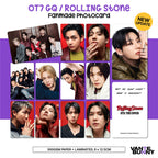 BTS Magazine PC | GQ Korea Rolling Stone Fanmade Photocards