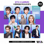 BTS x Google Gemini Fanmade Photocard