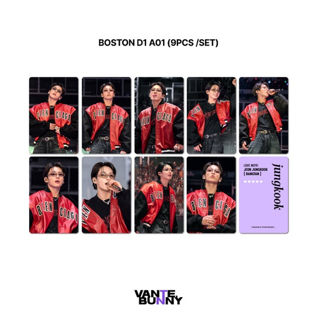 BTS JK Jungkook ARIRANG Fancam Photocards - Part 3
