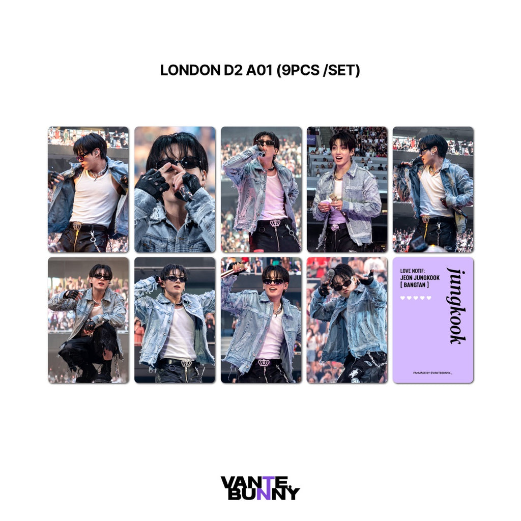 BTS JK Jungkook ARIRANG Part 3 Fanmade Photocards