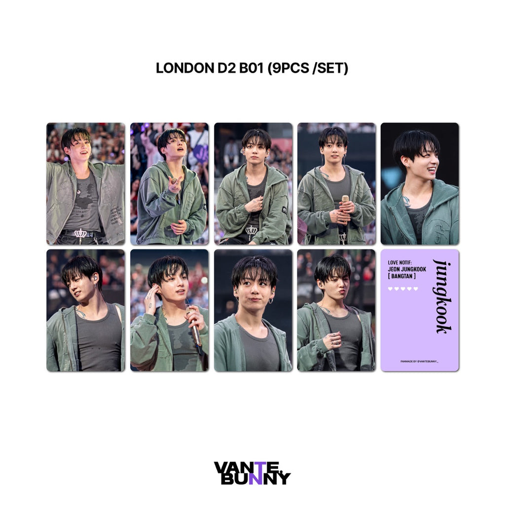 BTS JK Jungkook ARIRANG Part 3 Fanmade Photocards