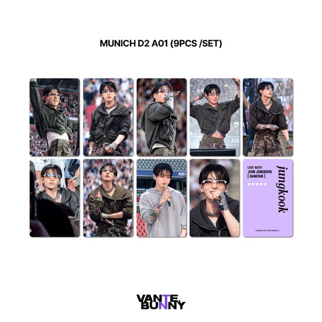 BTS JK Jungkook ARIRANG Fancam Photocards - Part 3