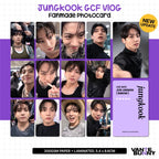 BTS Jungkook GCF Vlog & FESTA Normal Log Fanmade Photocards