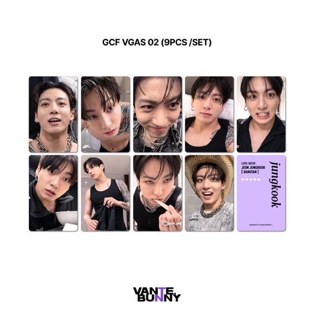BTS Jungkook GCF Vlog & FESTA Normal Log Fanmade Photocards