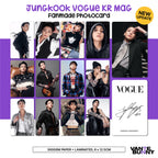 BTS JK Jungkook Vogue Korea Magazine Fanmade Photocards