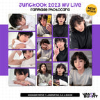 BTS JK Jungkook 2023 WV Live Fanmade Photocards