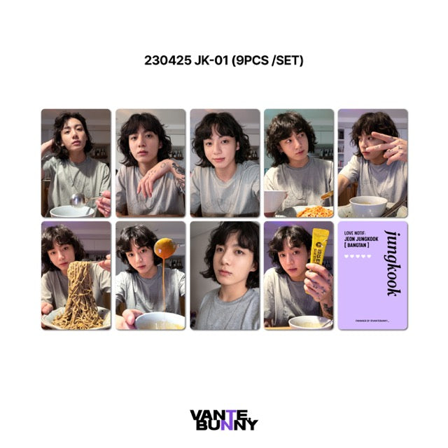 BTS JK Jungkook 2023 WV Live Fanmade Photocards