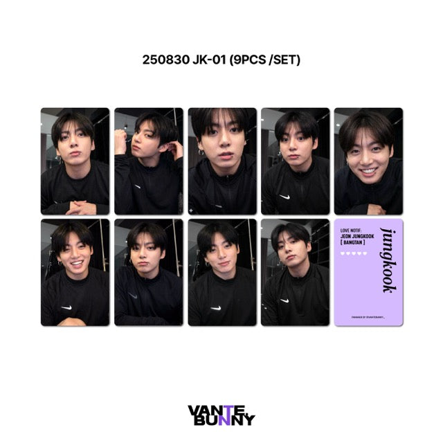 BTS JK Jungkook 2025 WV Live Fanmade Photocards
