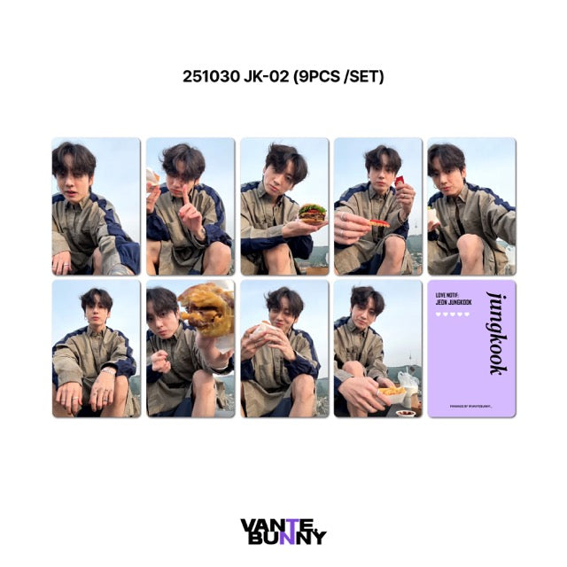 BTS JK Jungkook 2025 WV Live Fanmade Photocards