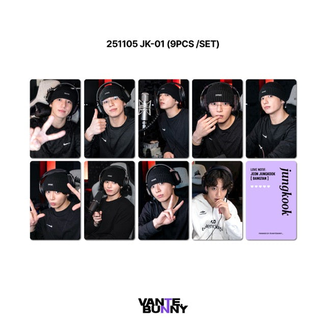 BTS JK Jungkook 2025 WV Live Fanmade Photocards
