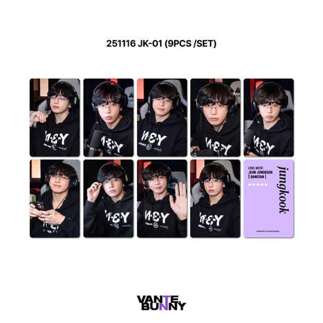 BTS JK Jungkook 2025 WV Live Fanmade Photocards