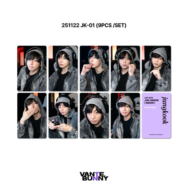 BTS JK Jungkook 2025 WV Live Fanmade Photocards