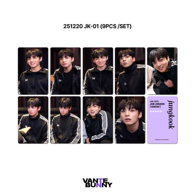 BTS JK Jungkook 2025 WV Live Fanmade Photocards