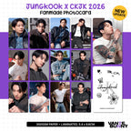 BTS Jungkook CKJK 2026 Campaign Fanmade Photocards