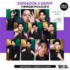 BTS JK Jungkook Graff Fanmade Photocards