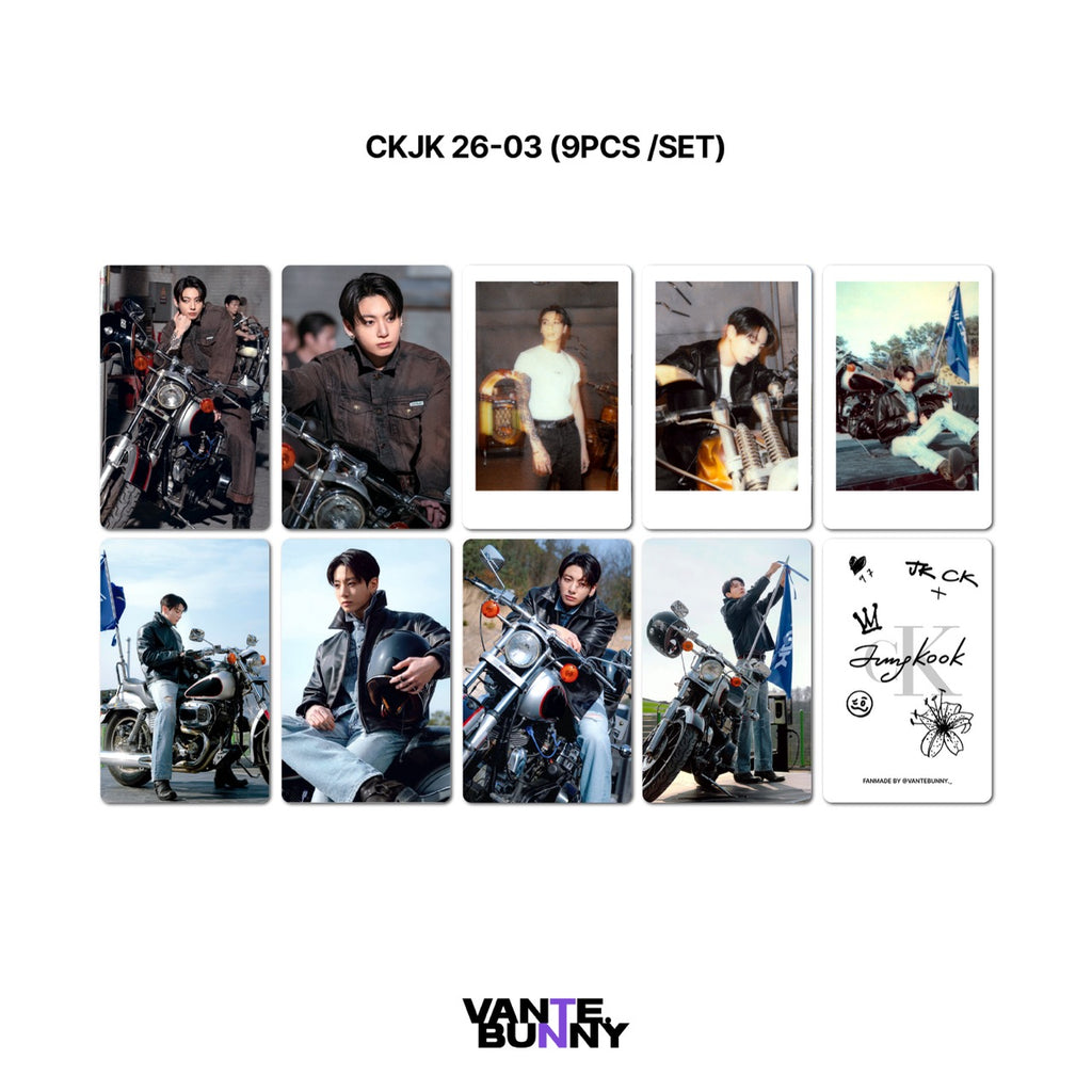 BTS Jungkook CKJK 2026 Campaign Fanmade Photocards