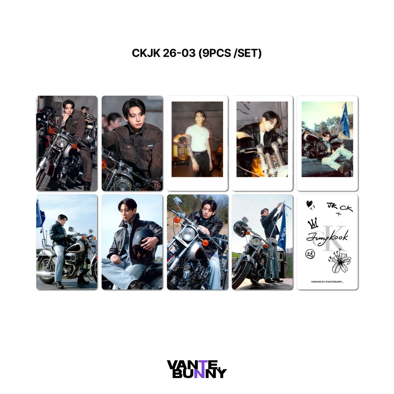 BTS Jungkook CKJK 2026 Campaign Fanmade Photocards