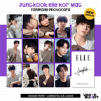 BTS JK Jungkook Elle Korea Magazine Fanmade Photocards