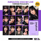 BTS JK Jungkook 2026 WV Live Fanmade Photocards