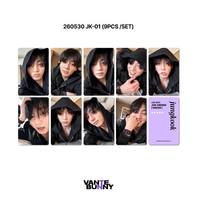 BTS JK Jungkook 2026 WV Live Fanmade Photocards