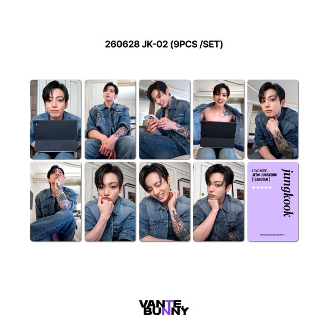 BTS JK Jungkook 2026 WV Live Fanmade Photocards