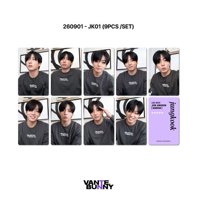 BTS JK Jungkook 2026 WV Live Fanmade Photocards