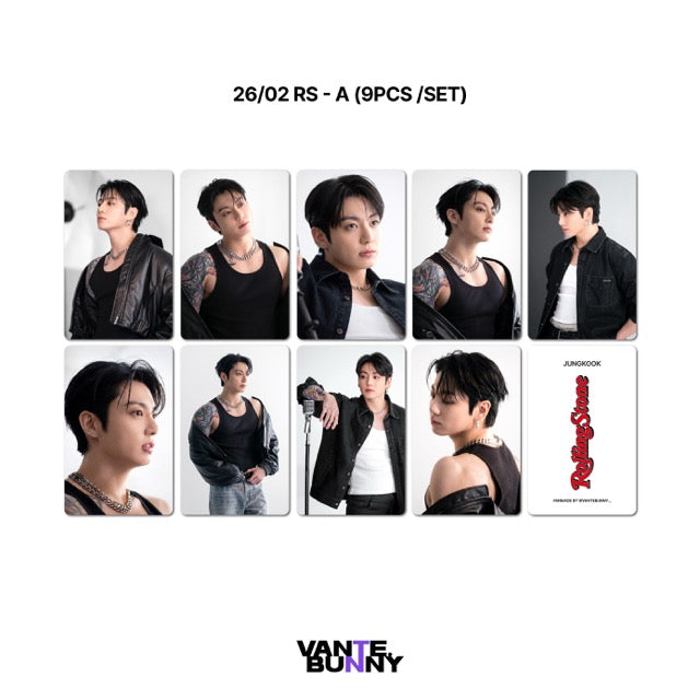 BTS JK Jungkook Rolling Stone Magazine Fanmade Photocards